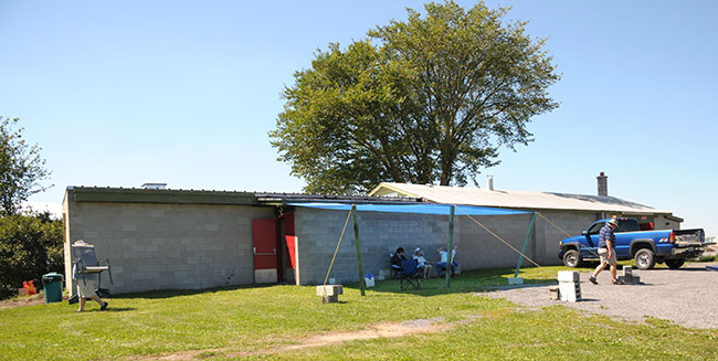 Clubhouse exterior